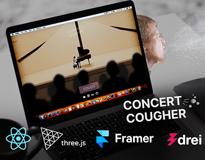 Concert Cougher - React.js, Three.js