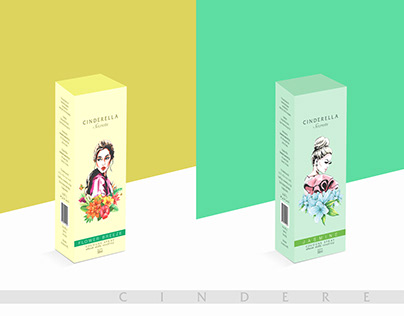 Cinderella perfume packaging (2018)