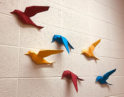 How to create 3D papercraft birds