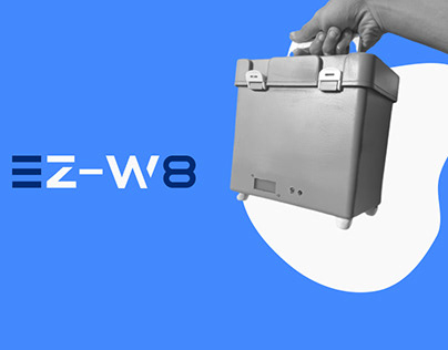 EZ-W8- A self weighing suitcase.