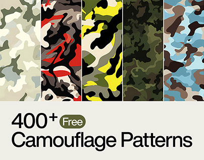 400+ Free Camouflage Seamless Patterns
