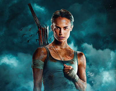 Tomb Raider Poster Design