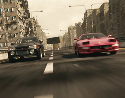 Highway Racers - Ferrari VS Mitsubishi