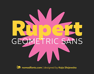 Rupert - Geometric Sans (Free Font)