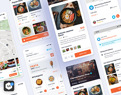 Yummie Food Order App UI Kit - 55+ Screens - Figma