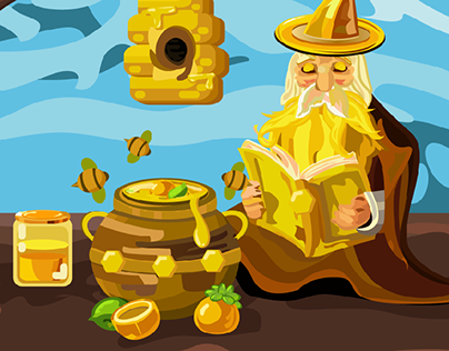 Honey Wizard Garden Game