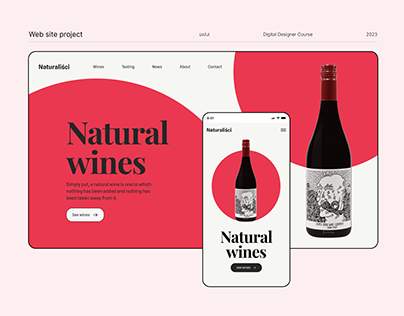 Wine Website UX/UI Design