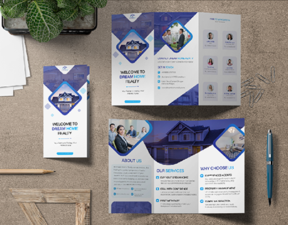 Three Fold Brochure Banner Design