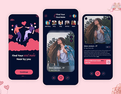 Best UI/UX Design for Dating App 💑