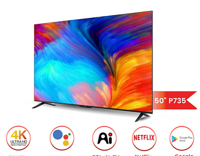 TCL 50″ P735: 4K HDR Android TV with TCL