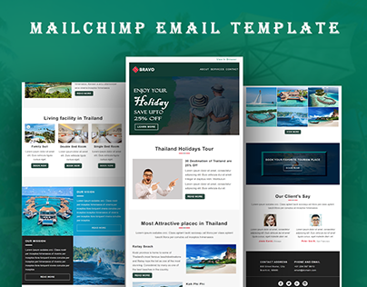 Email template, Responsive HTML Email template Design