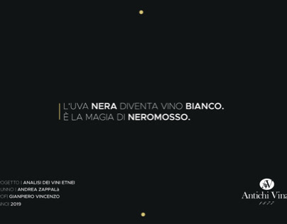 Rivisitazione -Nero Mosso- Label of ‘Antichi Vinai’