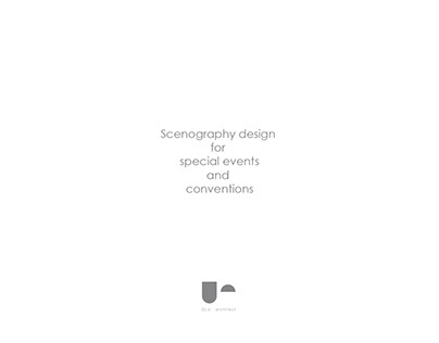 Scenography design for special events and conventions