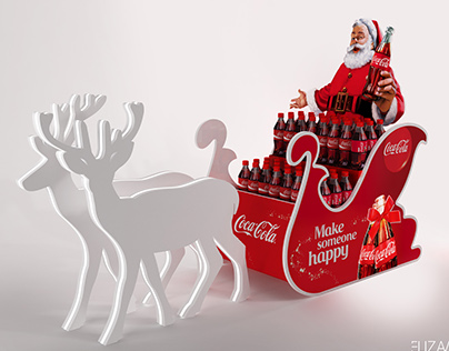 New Year series of POSm for Coca-Cola 2016