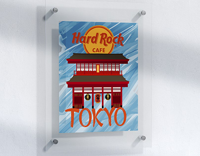 POSTER HARD ROCK CAFÉ TOKYO