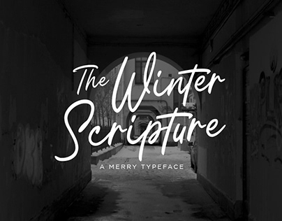 A Merry Font The Winter Scripture