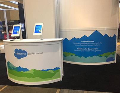 Salesforce Conference Booth Design