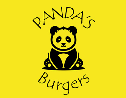 Panda's burger packaging design
