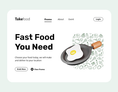 Takefood - Food Business Landing Page