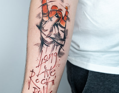 rock'n roll tattoo