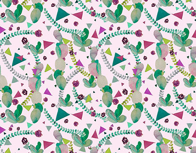 Cactus Pattern Design