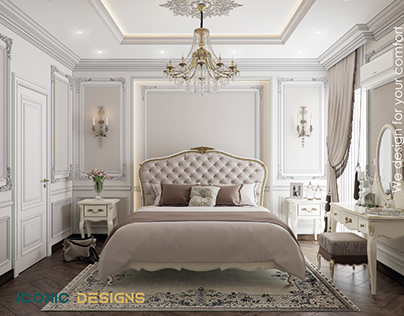 master bedroom designed by iconic designs