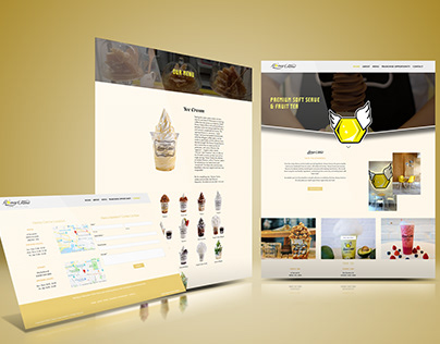 Website Design for Dessert Cafe