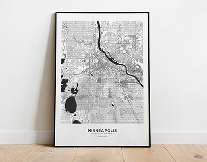 Map of Minneapolis