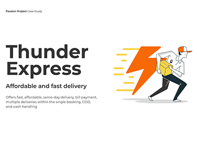 Thunder Express (Passion Project - UIUX)
