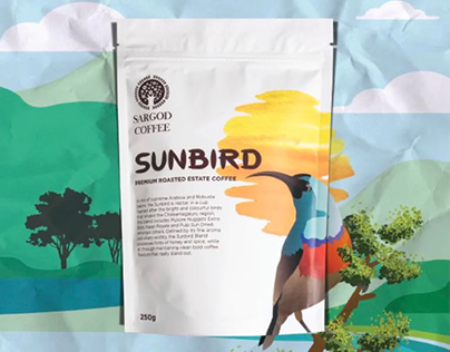 Sargod Coffee - Sunbird - Packaging Design