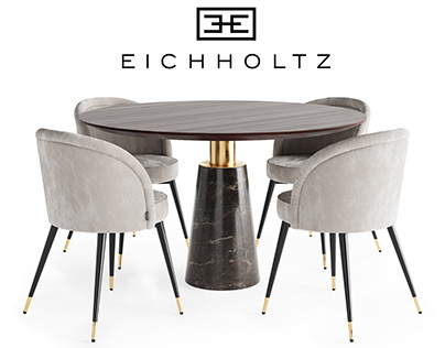 EICHHOLTZ Chloe Chair and Table Genova