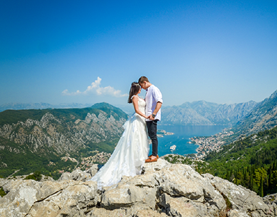 Wedding day in Montenegro