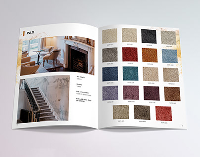 Media kit design and layout / Brochure / Angelo Rugs