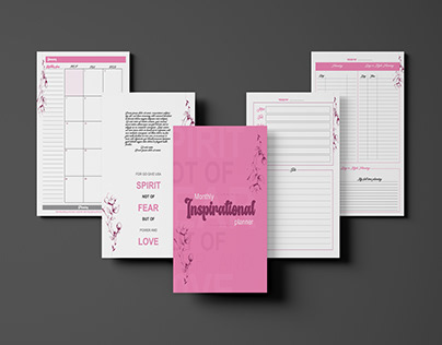 Monthly Inspirational Planner.