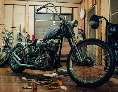 Chopper Style : Harley Davidson Panhead