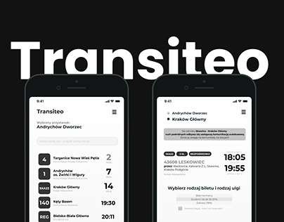 Transiteo - UX lo-fi screen idea