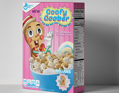 Goofy Goober Cereal Concept