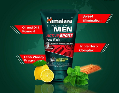 Himalaya Men's active facewash