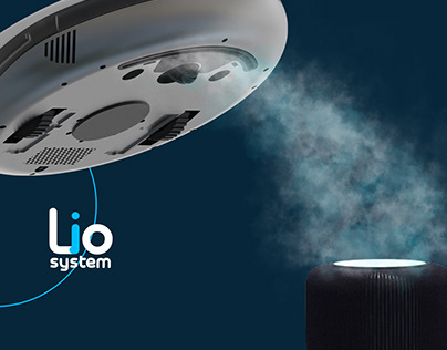 LIO System - a robot vacuum cleaner and suction towers