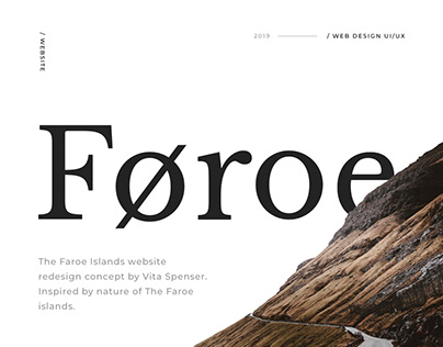 The Faroe Islands Website Concept