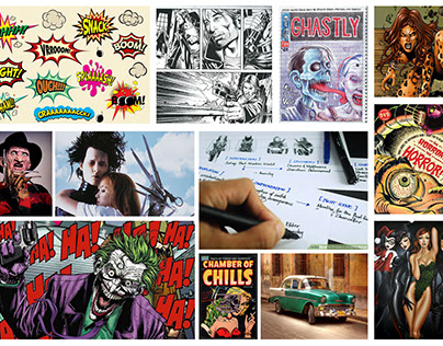 Moodboard for graphic novel *work in progress*