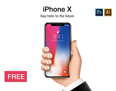 iPhone X vector free download