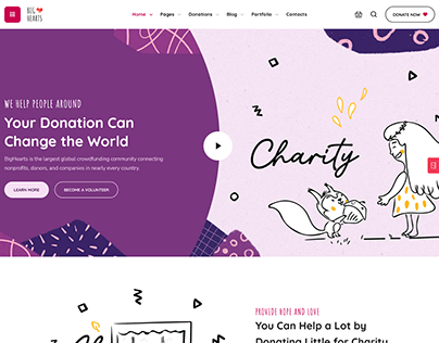 Nonporfit charity website