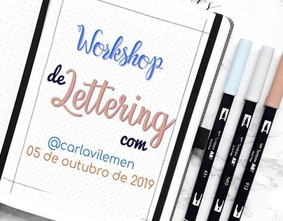 Anúncio - Workshop Lettering