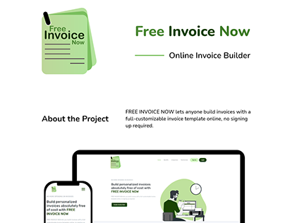 Free Invoice Now - A Free Online Invoice Builder