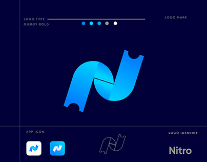 Nitro Logo Design - Modern Logo - branding