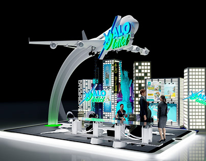 Stand design for Travel Company