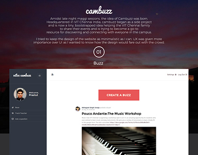 Cambuzz Website Design