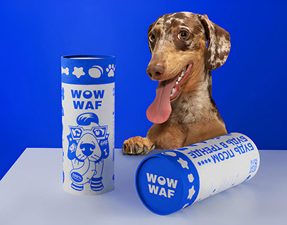 Packaging Design — WOW WAF USEFUL TREATS GOR DOGS