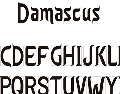Damascus Typography Project